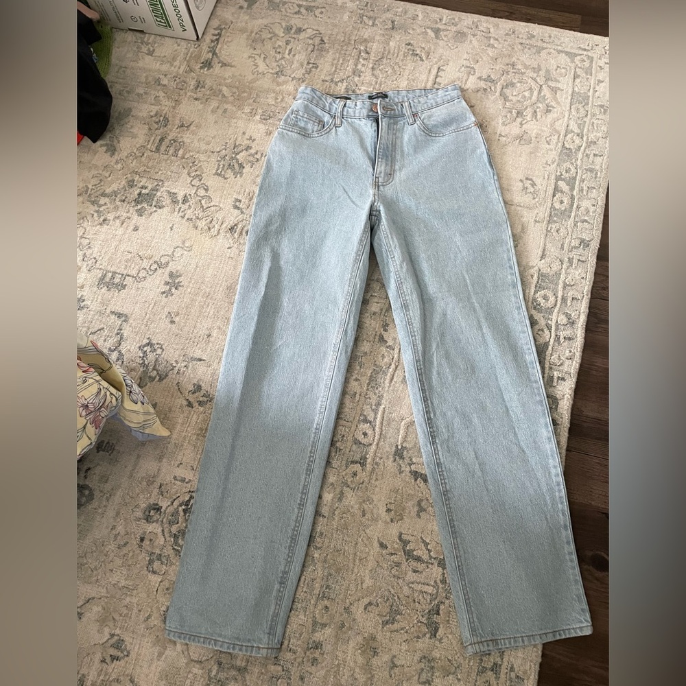 Wild Fable Light Blue Straight Leg Mom Jeans
